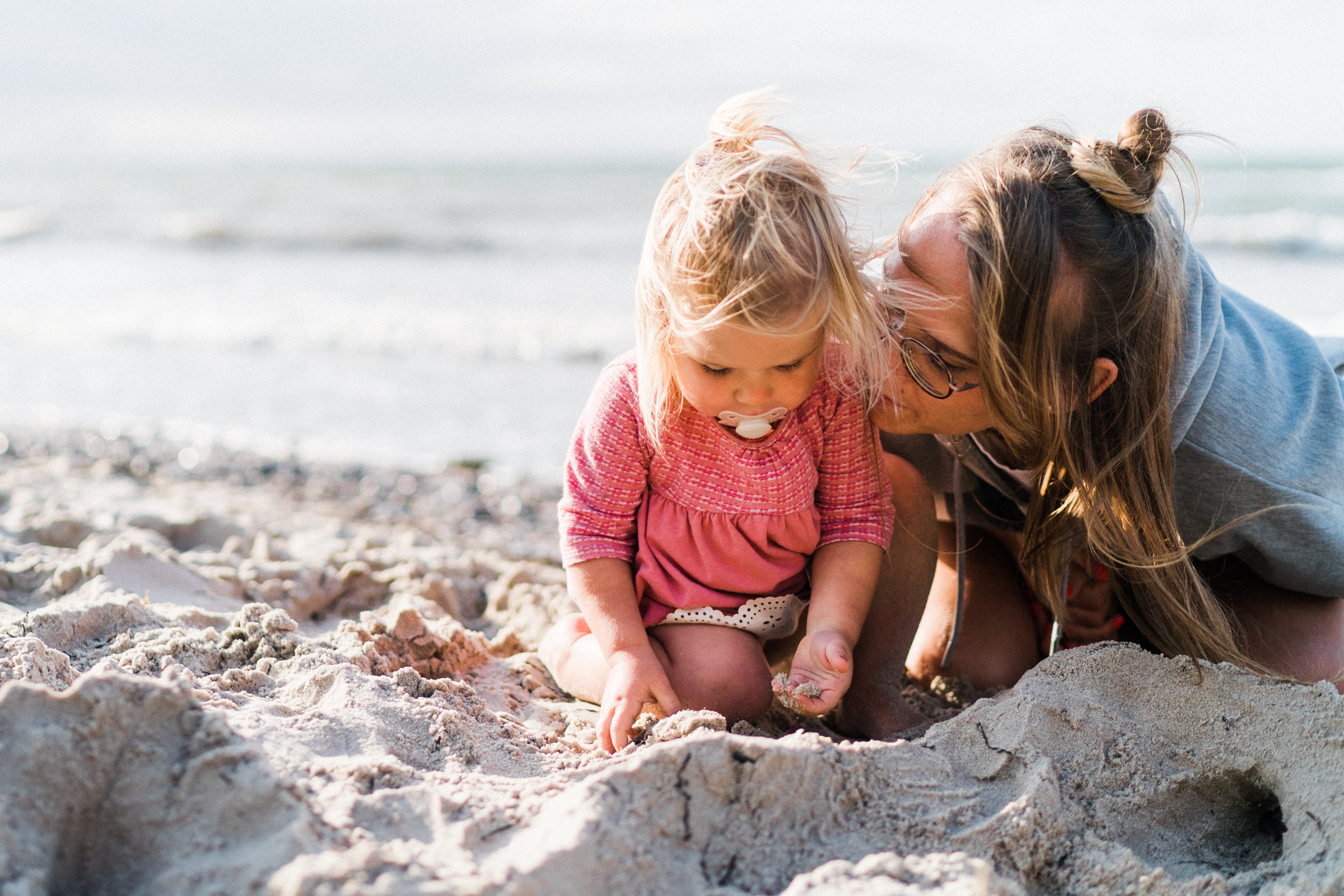 Reportage am Strand