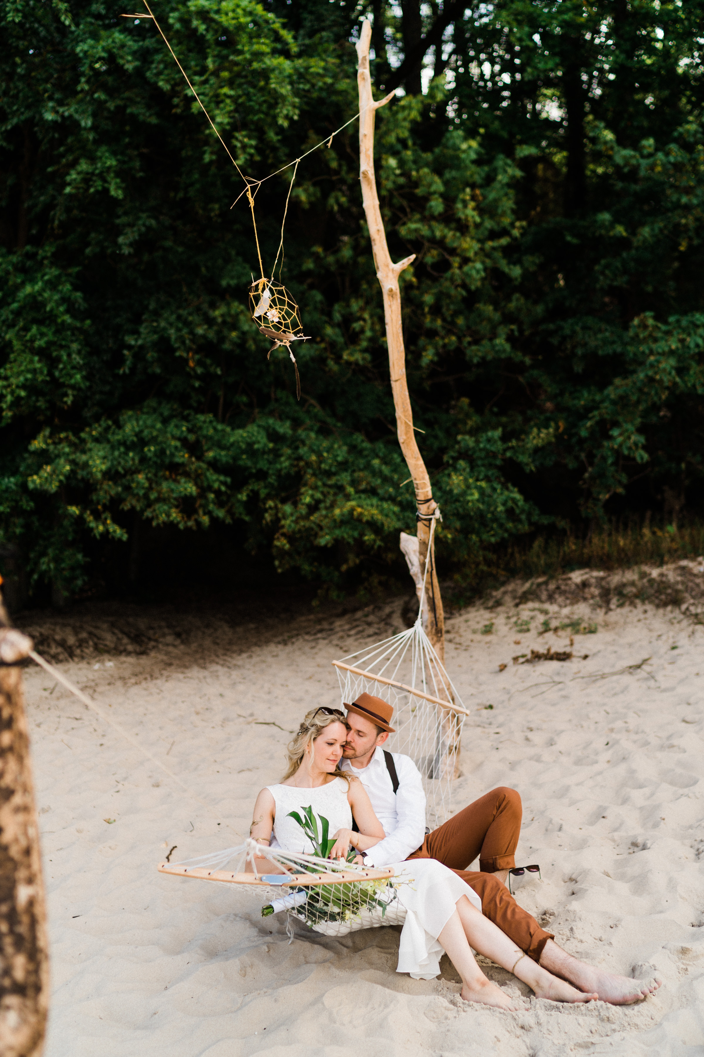Boho am Strand
