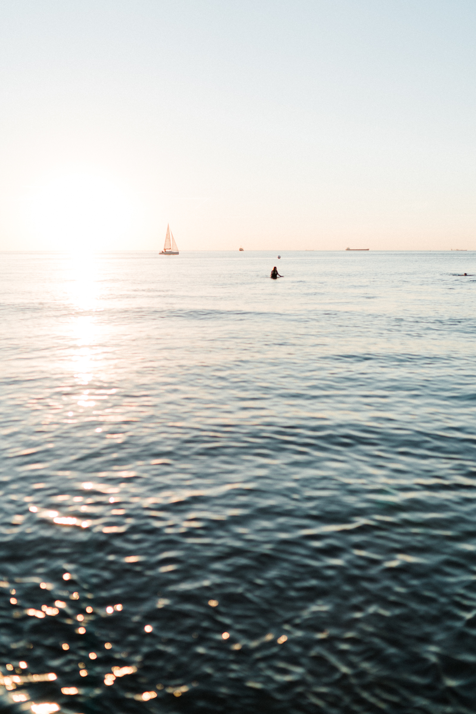Schwimmen im Meer